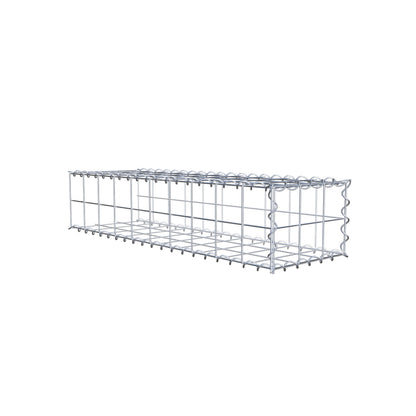 Add-on schanskorf type 2 100 cm x 20 cm x 30 cm (L x H x D), maaswijdte 10 cm x 10 cm, spiraalvormig