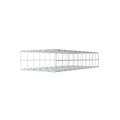Gabbione aggiuntivo di tipo 2 100 cm x 20 cm x 50 cm (L x A x P), maglia 10 cm x 10 cm, anello a C