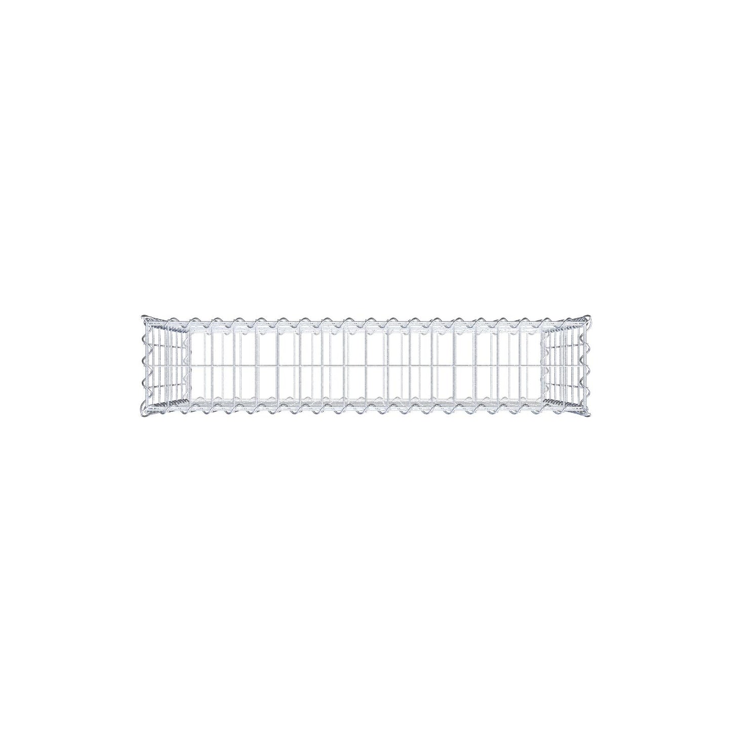 Gabion 100 cm x 70 cm x 20 cm (L x H x D), mesh size 5 cm x 10 cm, spiral