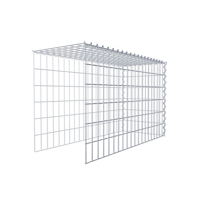Add-on schanskorf type 4 100 cm x 60 cm x 40 cm (L x H x D), maaswijdte 5 cm x 10 cm, spiraalvormig