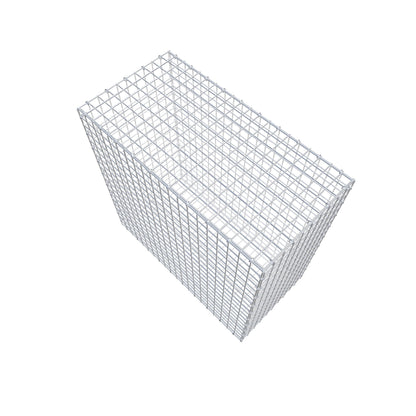 Gabion 100 cm x 100 cm x 50 cm (L x H x D), maskestørrelse 5 cm x 5 cm, C-ring