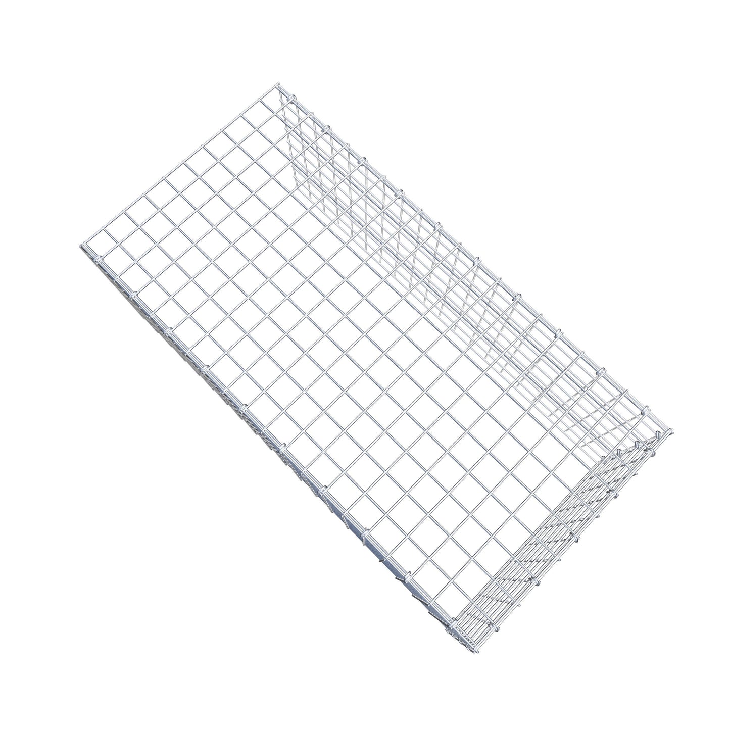 Add-on schanskorf type 4 100 cm x 40 cm x 50 cm (L x H x D), maaswijdte 5 cm x 5 cm, C-ring