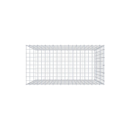 Extra gabion typ 2 100 cm x 100 cm x 50 cm, maskstorlek 5 cm x 10 cm, C-ring
