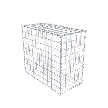 Schanskorf 100 cm x 90 cm x 50 cm (L x H x D), maaswijdte 10 cm x 10 cm, spiraalvormig