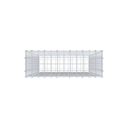 Gabione 100 cm x 60 cm x 20 cm (L x H x T), Maschenweite 5 cm x 5 cm, C-Ring