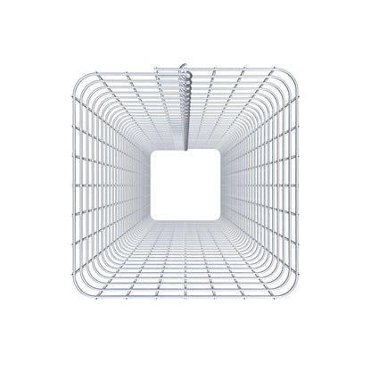 Colonne de gabion carrée 37 cm x 37 cm, 160 cm de hauteur, MW 5 cm x 5 cm