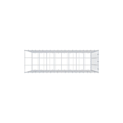 Anbaugabione Typ 2 100 cm x 80 cm x 30 cm (L x H x T), Maschenweite 10 cm x 10 cm, C-Ring