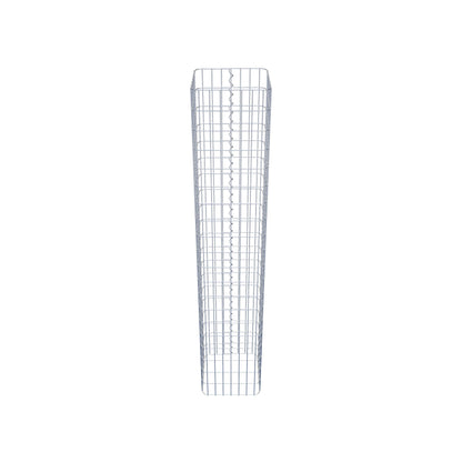 Gabionensäule eckig 37 cm x 37 cm, 200 cm Höhe, MW 5 cm x 10 cm