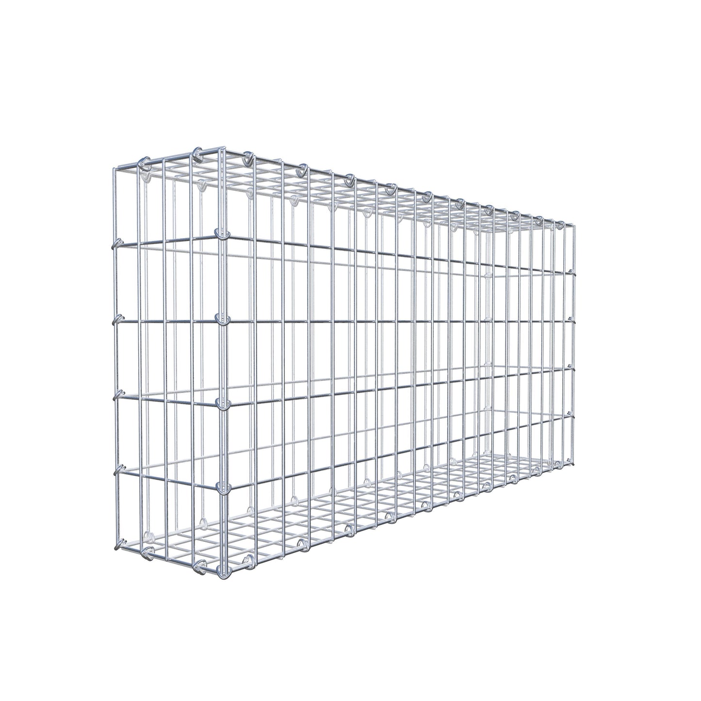 Schanskorf 100 cm x 50 cm x 20 cm (L x H x D), maaswijdte 5 cm x 10 cm, C-ring