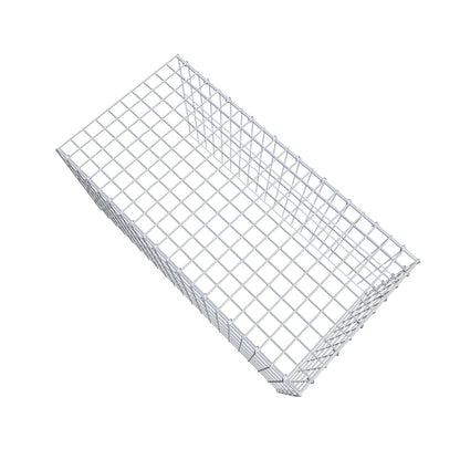 Gavión adicional tipo 4 100 cm x 50 cm x 50 cm (L x A x P), malla 5 cm x 10 cm, anillo en C