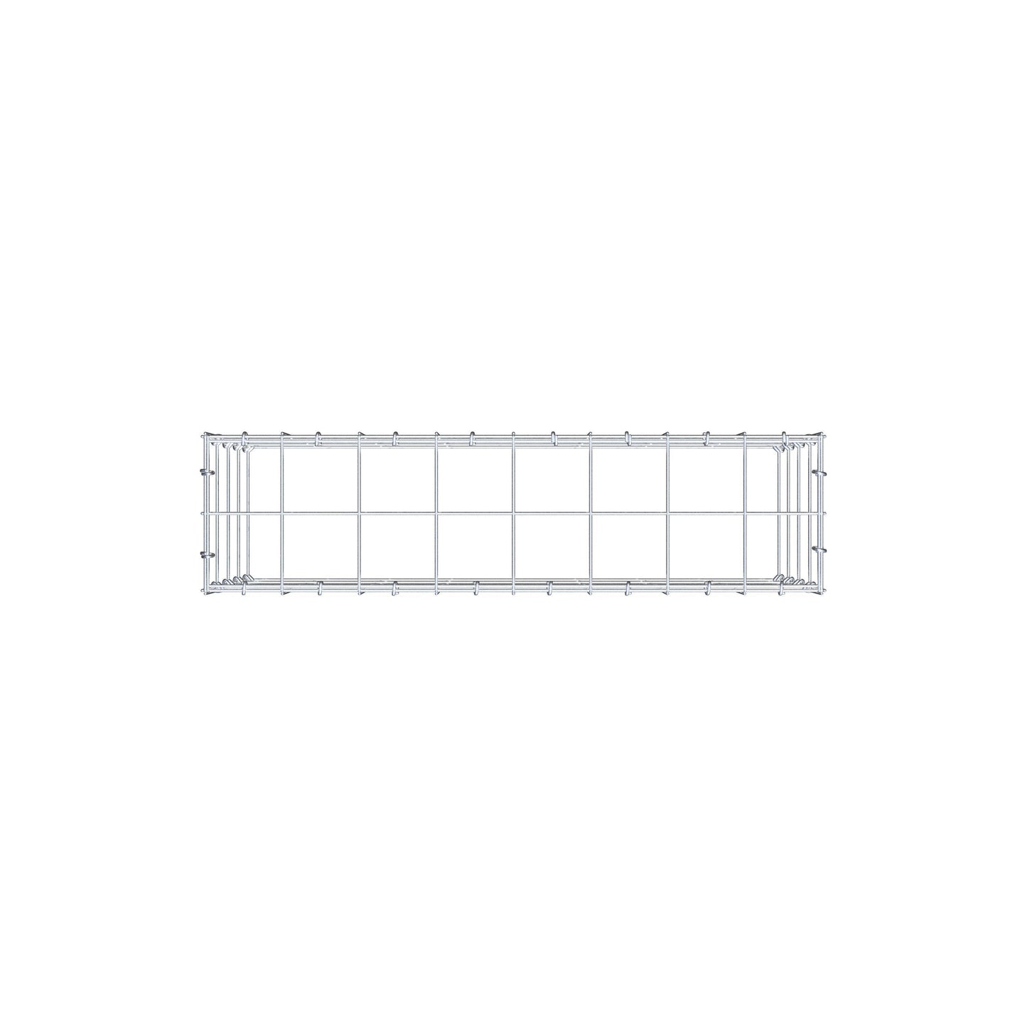 Pila adicional tipo 3 80 cm x 40 cm x 20 cm (L x A x P), malla 10 cm x 10 cm, anillo en C
