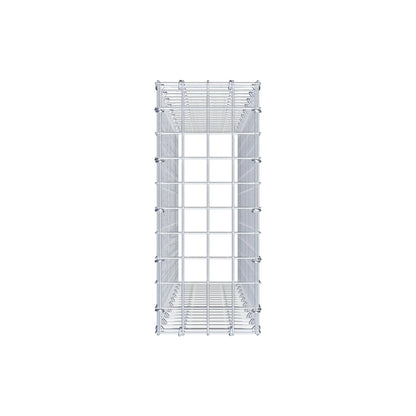 Type 3 oplegkorf 100 cm x 20 cm x 50 cm (L x H x D), maaswijdte 5 cm x 5 cm, C-ring