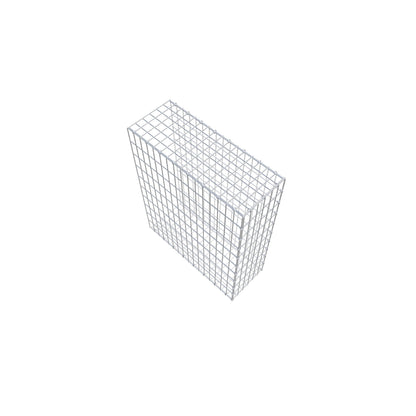 Monteret gabion type 2 100 cm x 80 cm x 30 cm, maskestørrelse 5 cm x 10 cm, C-ring