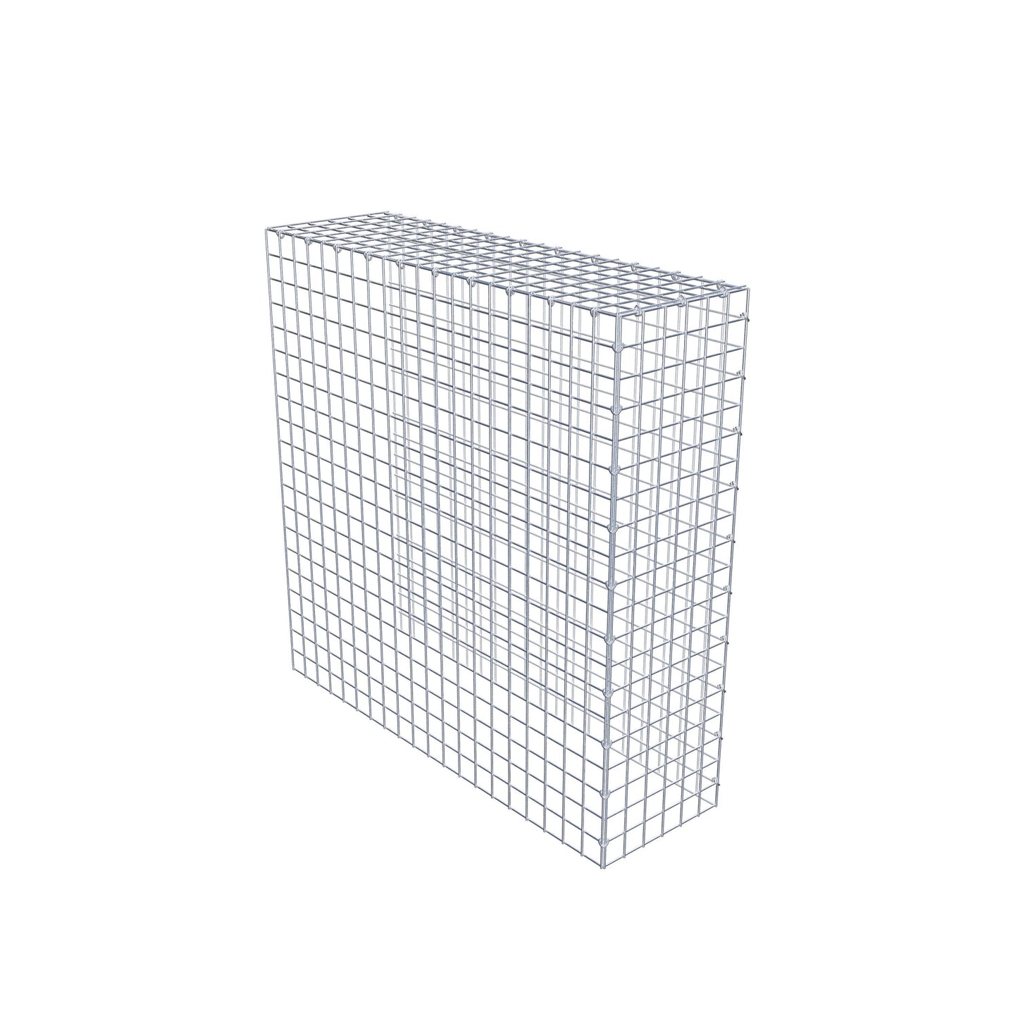 Gabião Tipo 4 100 cm x 100 cm x 30 cm (C x A x P), malhagem 5 cm x 5 cm, anel C