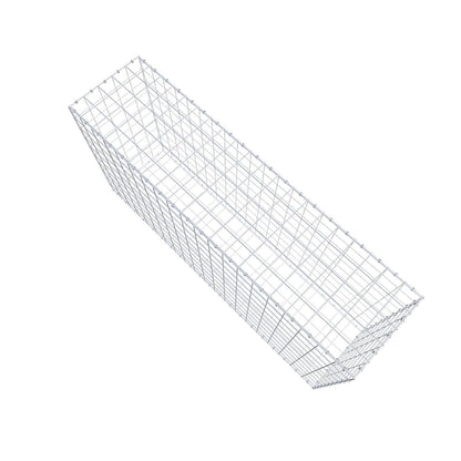 Schanskorf 200 cm x 100 cm x 50 cm (L x H x D), maaswijdte 10 x 10 cm, spiraalring