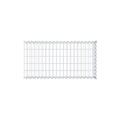 Aangegroeide schanskorf type 2 100 cm x 20 cm x 50 cm (L x H x D), maaswijdte 5 cm x 10 cm, spiraal