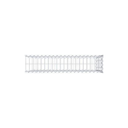 Gabbione aggiuntivo tipo 2 100 cm x 60 cm x 20 cm (L x H x P), dimensione maglia 5 cm x 10 cm, a spirale