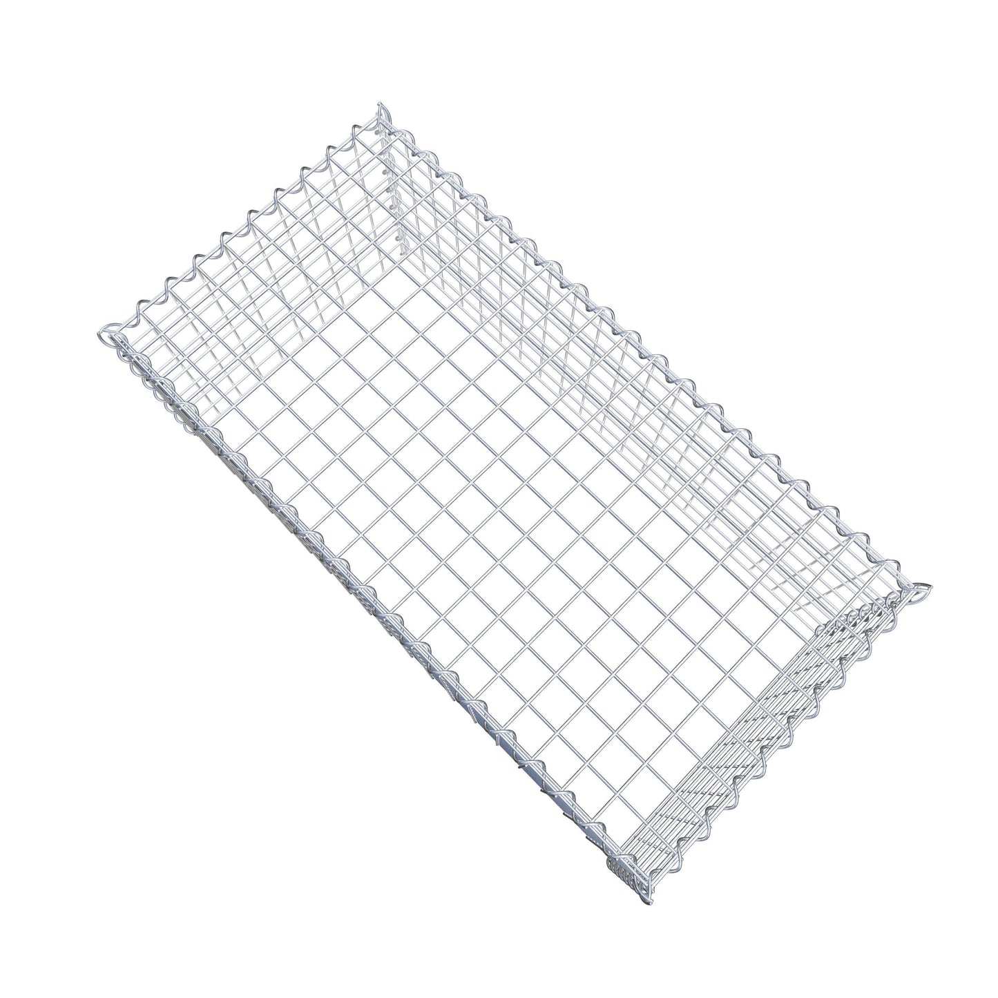 Add-on schanskorf type 3 100 cm x 40 cm x 50 cm (L x H x D), maaswijdte 5 cm x 5 cm, spiraalvormig