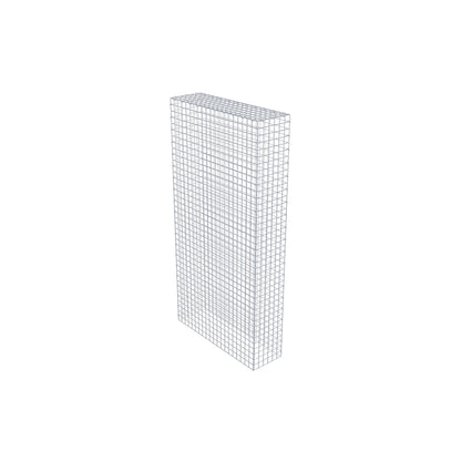 Opzetpaal type 3 200 cm x 100 cm x 30 cm (L x H x D), maaswijdte 5 cm x 5 cm, C-ring