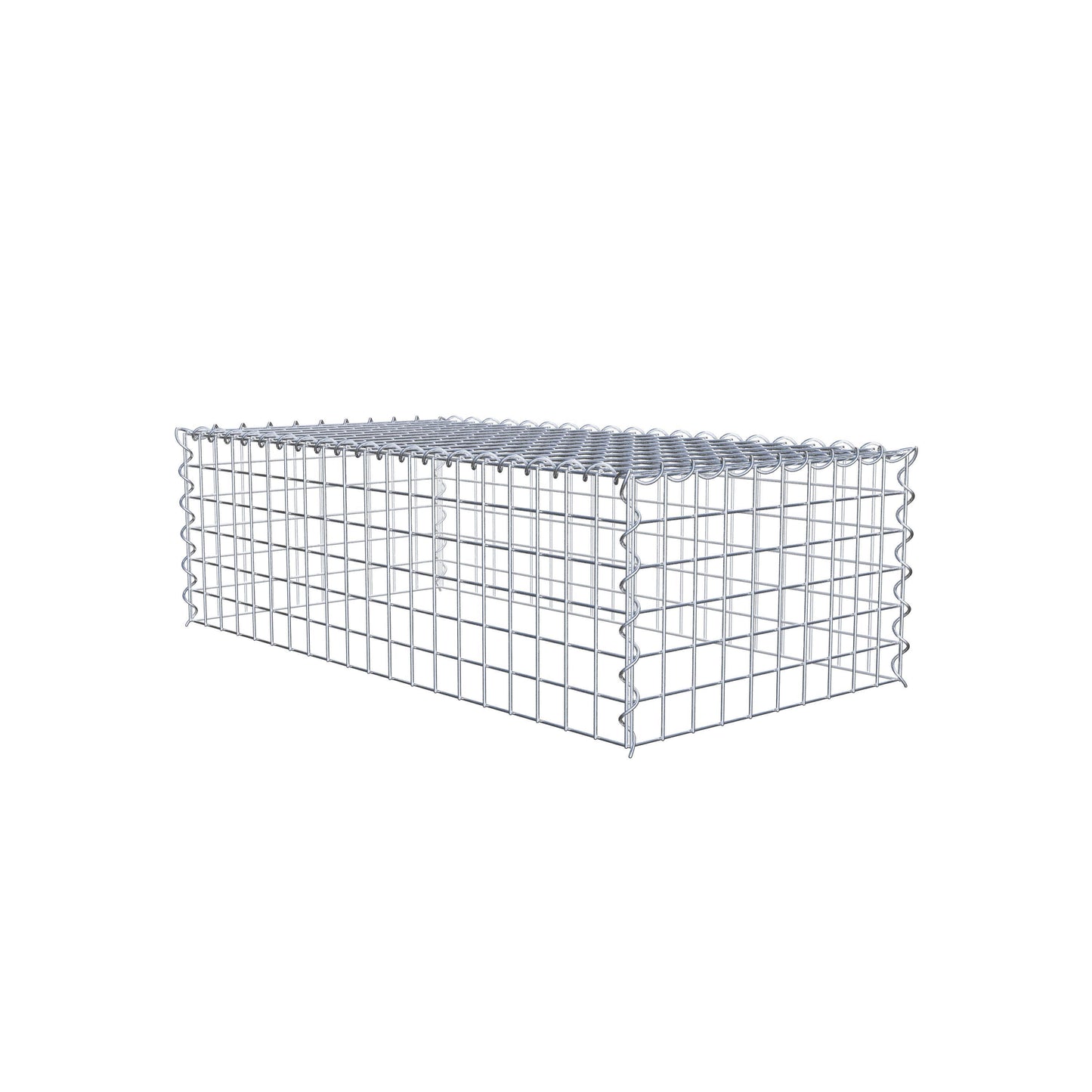 Gavión complementario tipo 3 100 cm x 30 cm x 50 cm (L x A x P), malla 5 cm x 5 cm, espiral