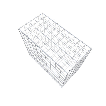 Schanskorf 100 cm x 90 cm x 50 cm (L x H x D), maaswijdte 10 x 10 cm, spiraalring