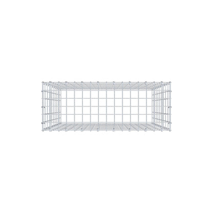 Type 3 oplegkorf 100 cm x 80 cm x 30 cm (L x H x D), maaswijdte 5 cm x 10 cm, C-ring