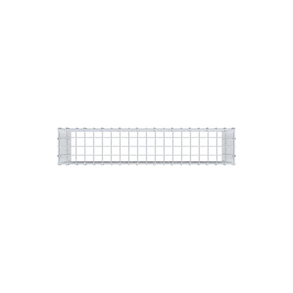 Gavión complementario de tipo 3 100 cm x 50 cm x 20 cm (largo x alto x fondo), malla 5 cm x 5 cm, anillo en C