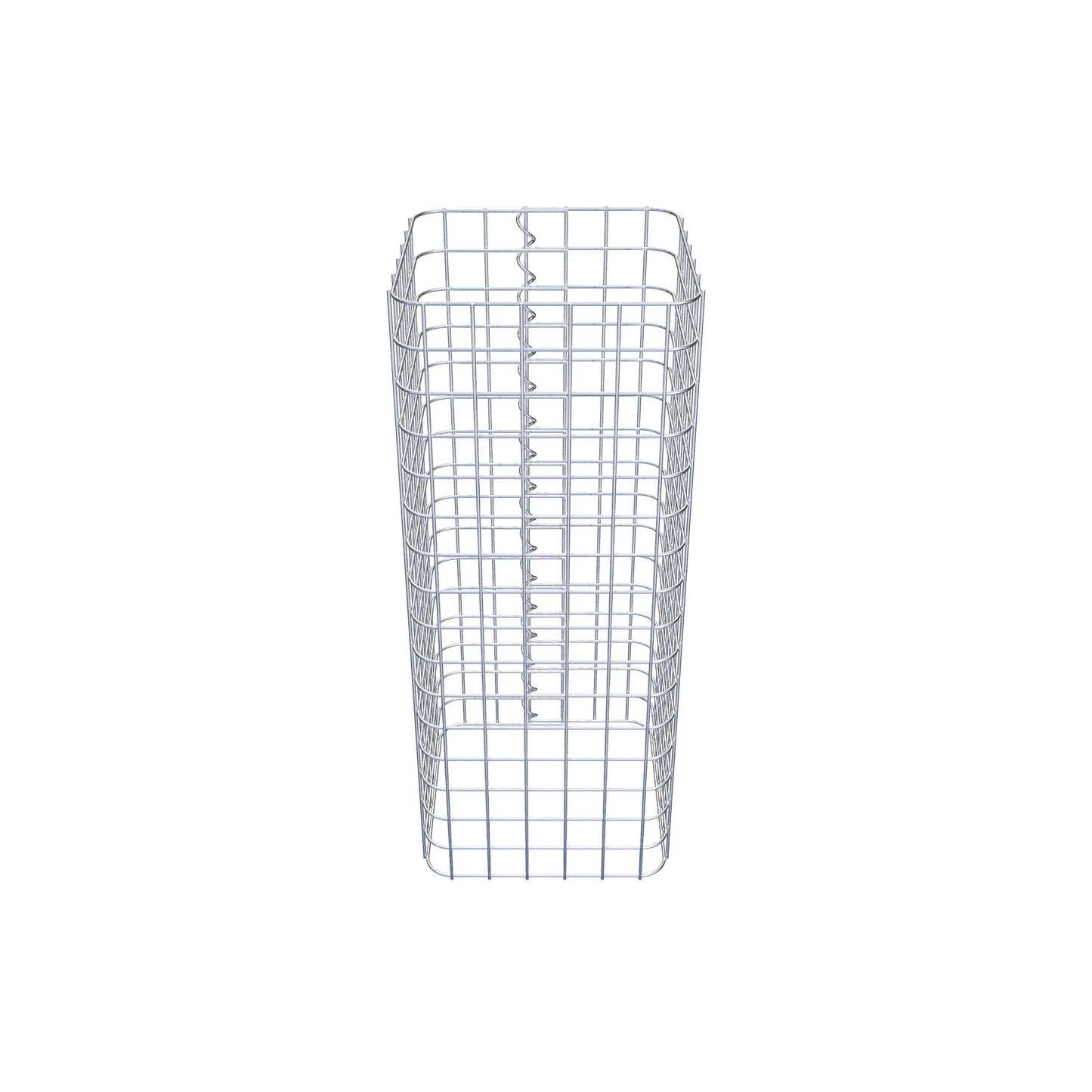 Gabionensäule eckig 32 cm x 32 cm, 80 cm Höhe, MW 5 cm x 5 cm