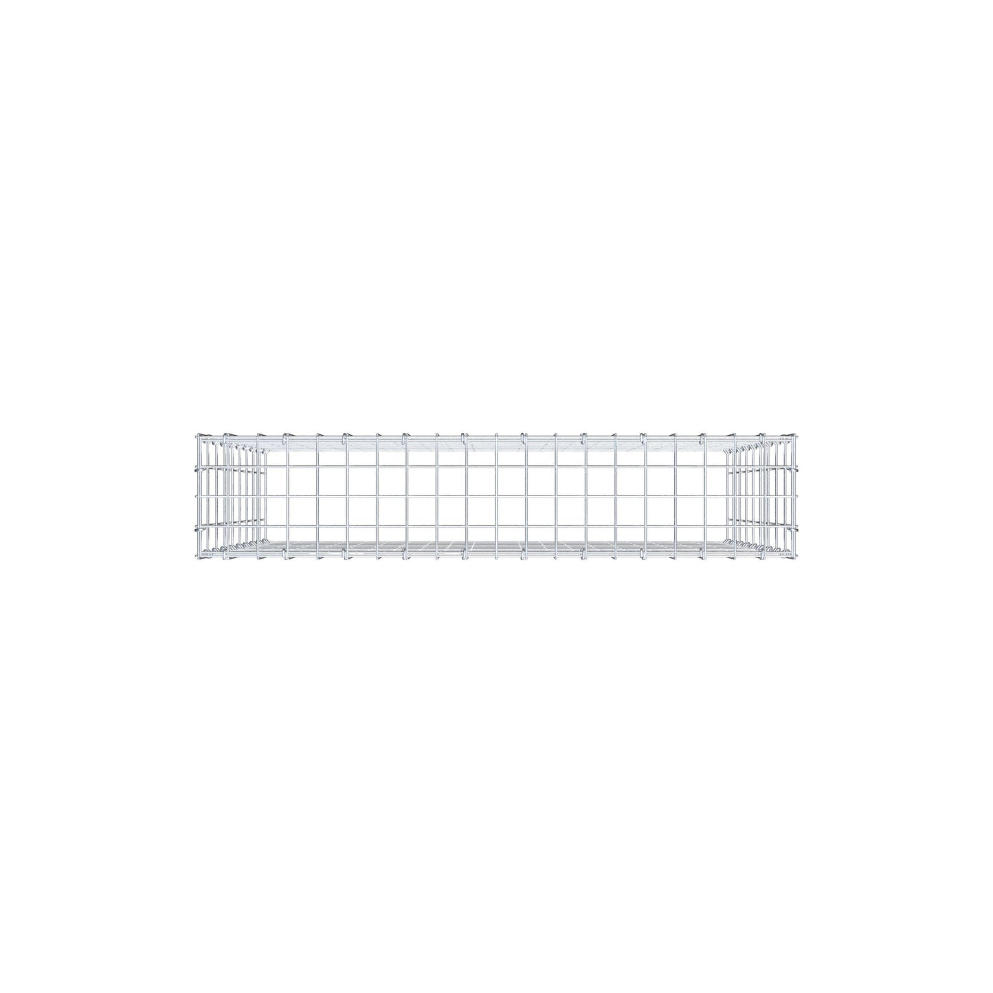 Type 3 oplegkorf 100 cm x 90 cm x 20 cm (L x H x D), maaswijdte 5 cm x 10 cm, C-ring