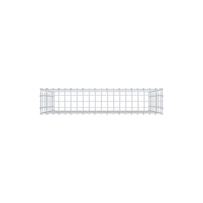 Type 3 oplegkorf 100 cm x 90 cm x 20 cm (L x H x D), maaswijdte 5 cm x 10 cm, C-ring
