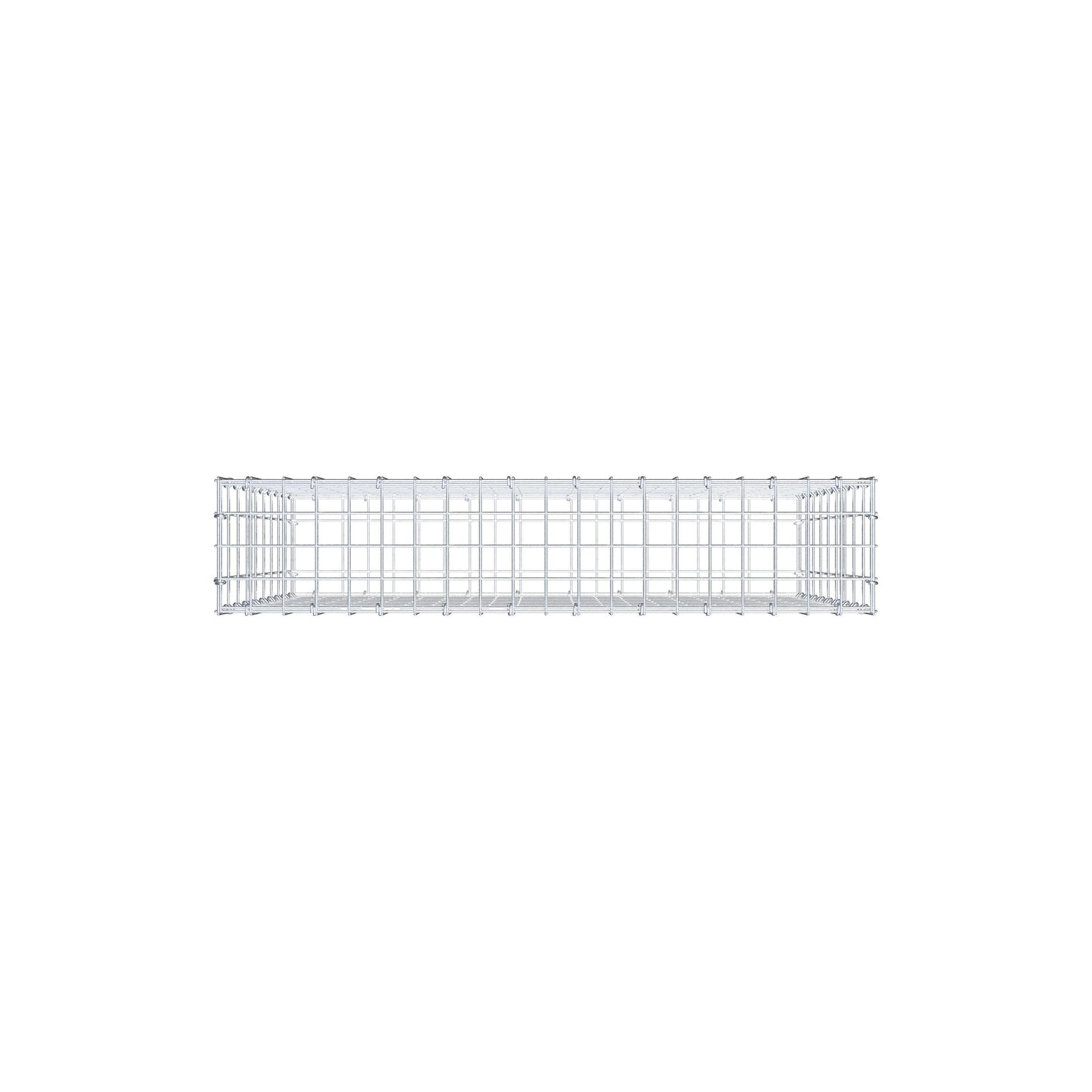 Schanskorf 100 cm x 90 cm x 20 cm (L x H x D), maaswijdte 5 cm x 10 cm, C-ring