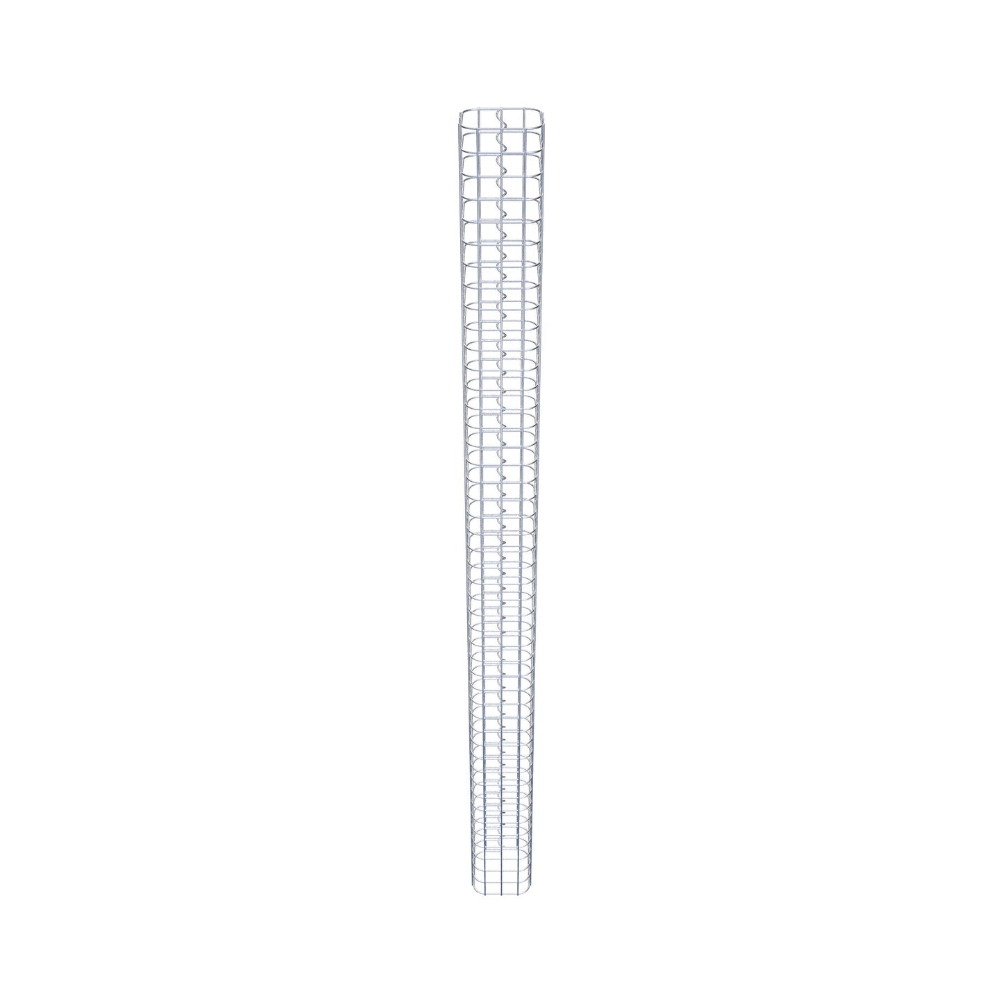 Gabionpelare kvadrat 17 cm x 17 cm, 230 cm höjd, MW 5 cm x 5 cm
