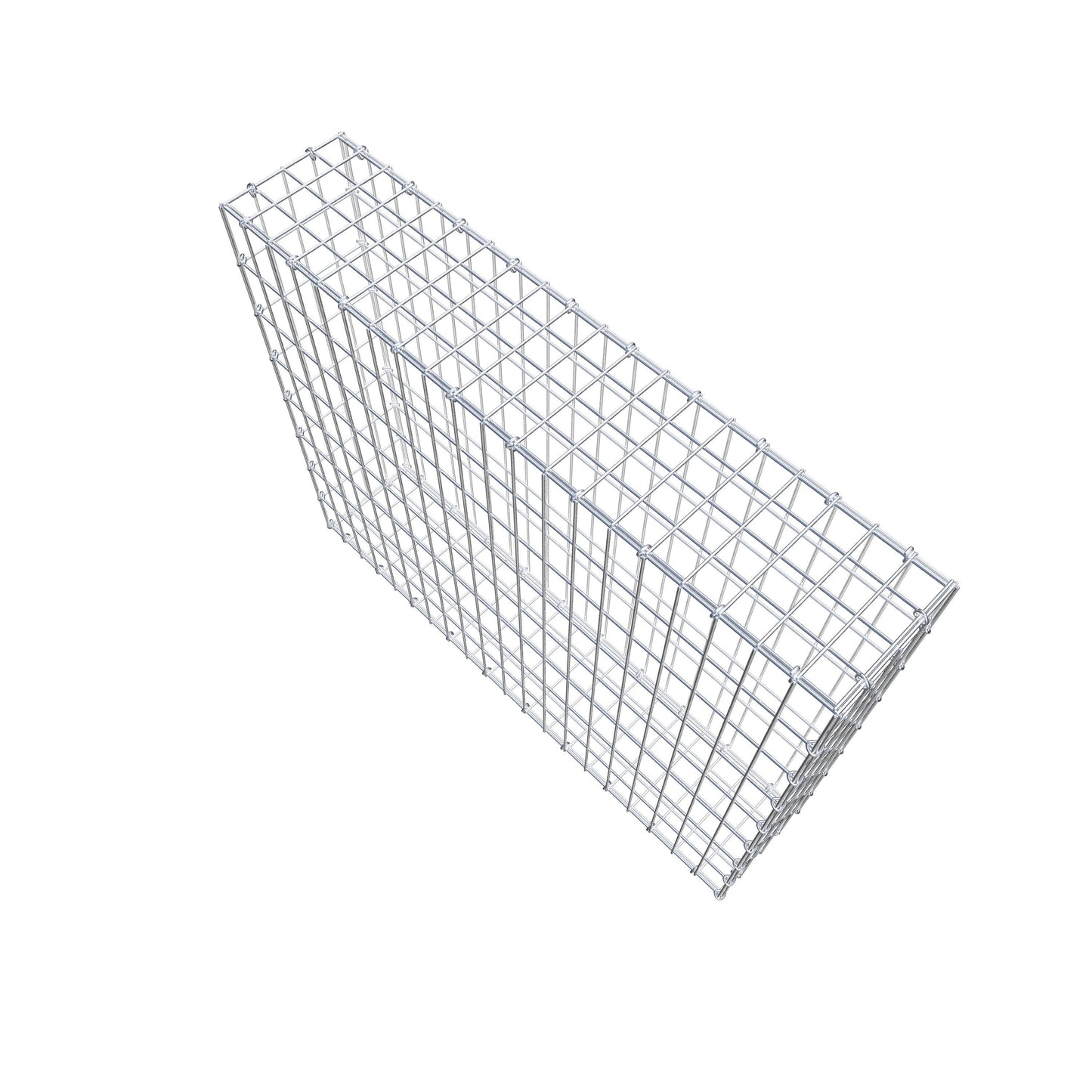 Schanskorf 100 cm x 80 cm x 20 cm (L x H x D), maaswijdte 5 cm x 10 cm, C-ring