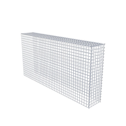 Gabião tipo 4 200 cm x 100 cm x 30 cm (C x A x P), malhagem 5 cm x 5 cm, espiral