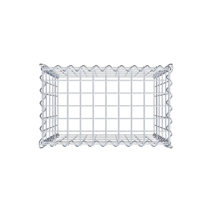 Grown-on gabion type 3 50 cm x 50 cm x 30 cm (L x H x D), mesh size 5 cm x 10 cm, spiral
