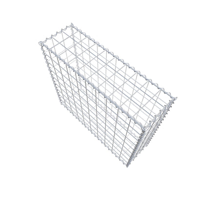 Schanskorf 100 cm x 90 cm x 30 cm (L x H x D), maaswijdte 10 cm x 10 cm, spiraal