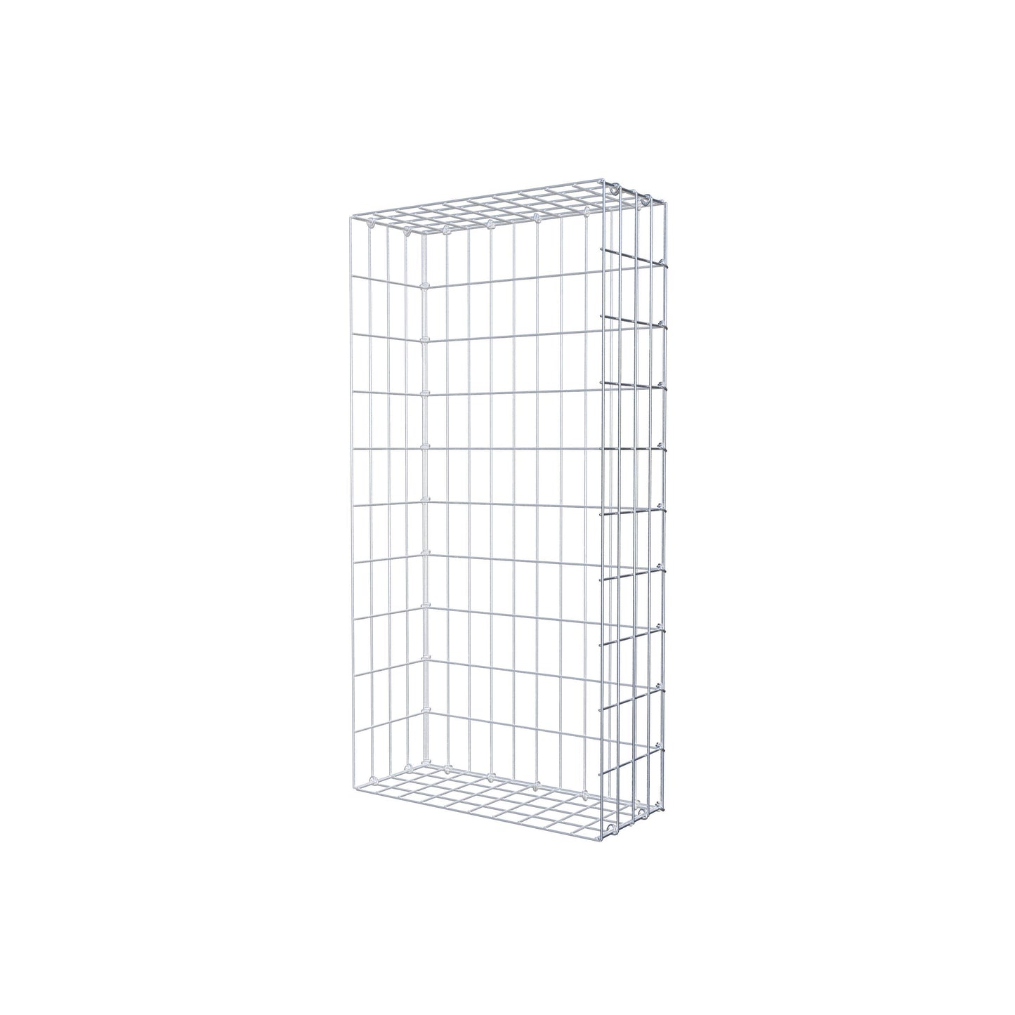Fourche rapportée type 2 100 cm x 20 cm x 50 cm, mailles 5 cm x 10 cm, anneau en C