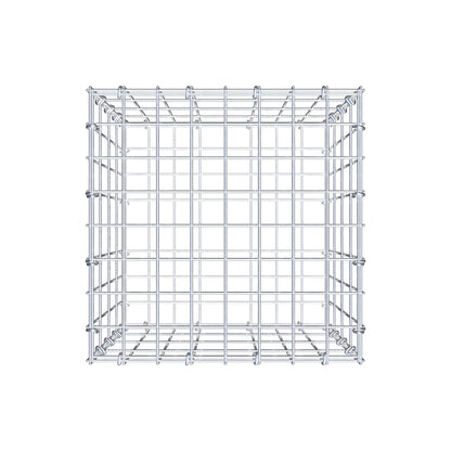 Schanskorf 40 cm x 40 cm x 40 cm (L x H x D), maaswijdte 5 cm x 10 cm, C-ring