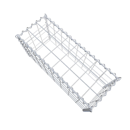 Gabion rapporté type 3 80 cm x 40 cm x 30 cm (L x H x P), mailles 10 cm x 10 cm, spirale