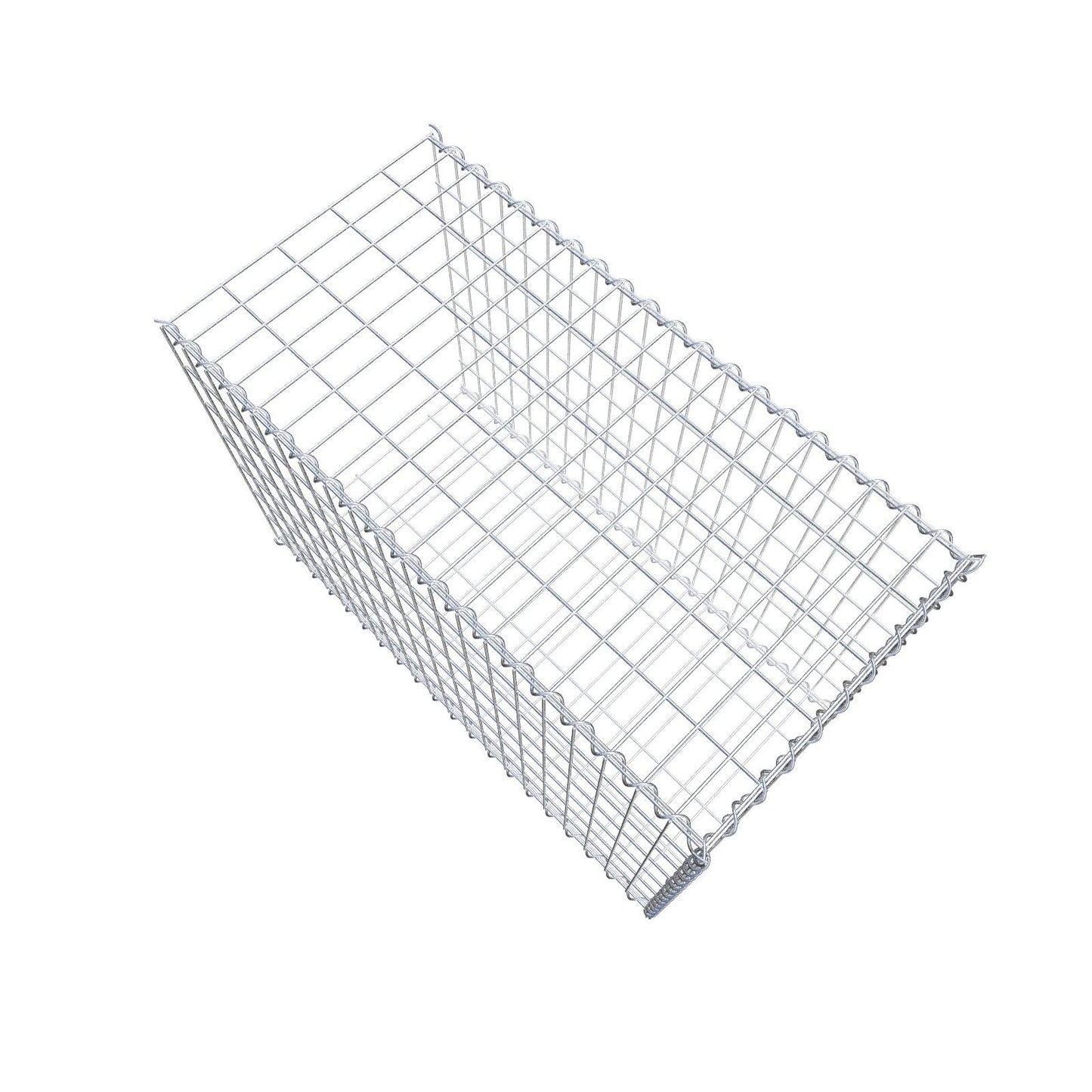 Add-on schanskorf type 2 100 cm x 70 cm x 50 cm (L x H x D), maaswijdte 5 cm x 10 cm, spiraalvormig