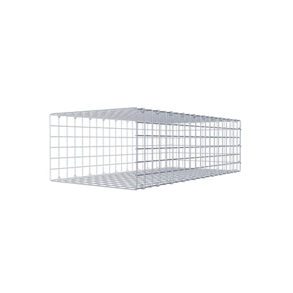 Fourche rapportée type 2 100 cm x 30 cm x 50 cm (L x H x P), mailles 5 cm x 5 cm, anneau C