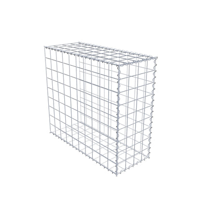 Gabião Tipo 2 100 cm x 90 cm x 40 cm (C x A x P), malhagem 10 cm x 10 cm, espiral