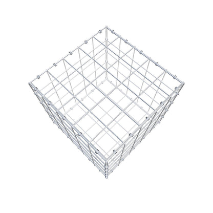 Schanskorf 50 cm x 50 cm x 50 cm (L x H x D), maaswijdte 10 x 10 cm, spiraalring