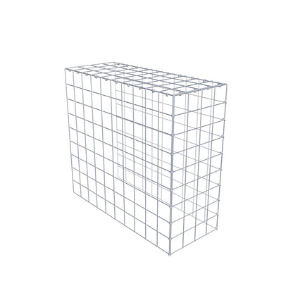 Gavión adicional tipo 4 100 cm x 90 cm x 40 cm (L x A x P), malla 10 cm x 10 cm, anillo en C