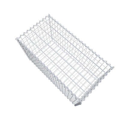 Gabion 100 cm x 60 cm x 50 cm (L x H x P), mailles 5 cm x 10 cm, spirale