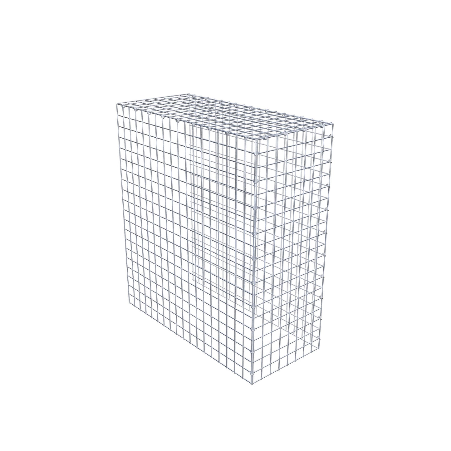 Gavión adicional tipo 4 100 cm x 90 cm x 40 cm (L x A x P), malla 5 cm x 5 cm, anillo en C