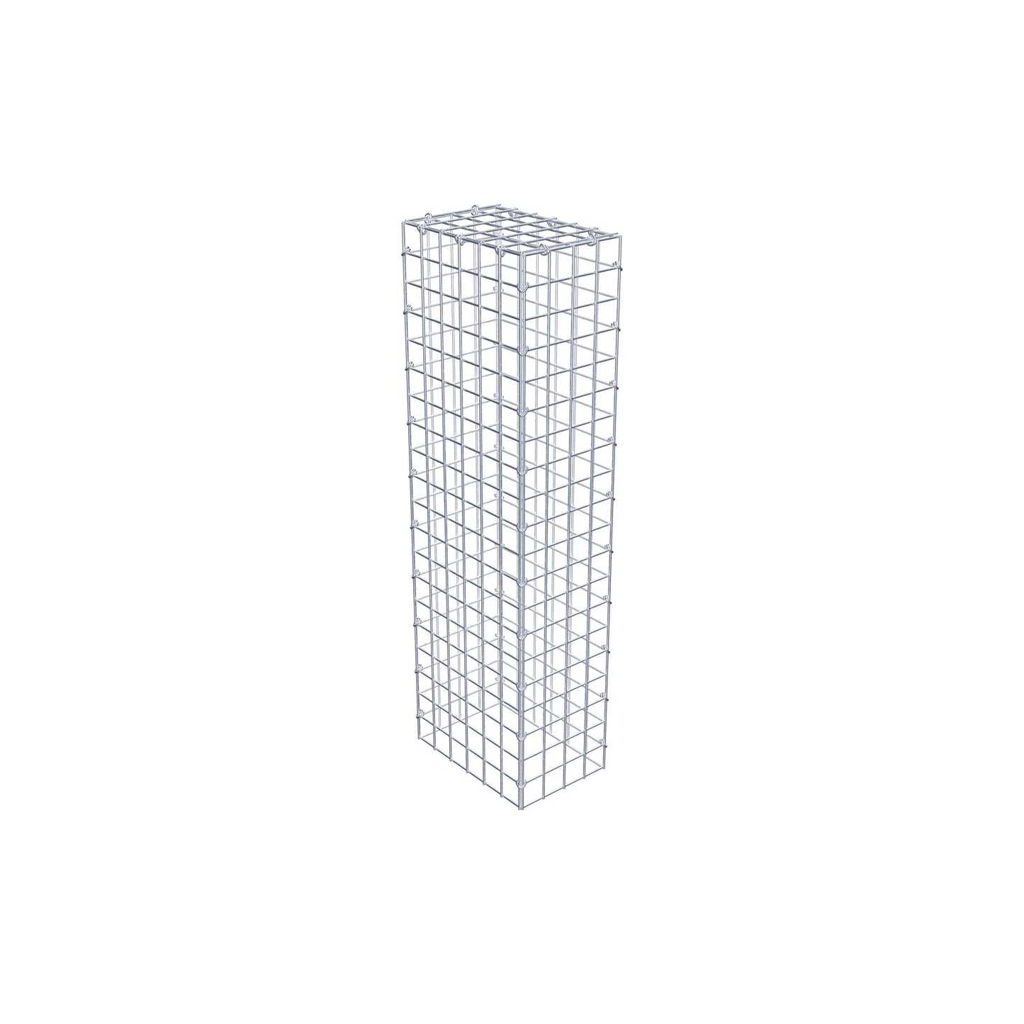 Gavión adicional tipo 3 100 cm x 30 cm x 20 cm (L x A x P), malla 5 cm x 5 cm, anillo en C