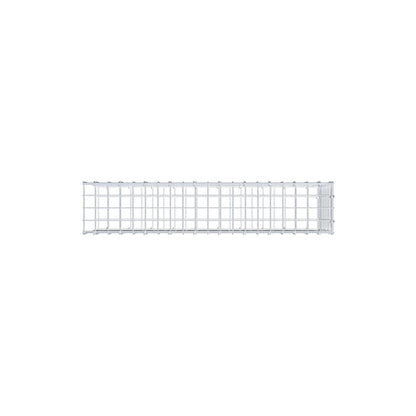 Fourche rapportée type 2 100 cm x 40 cm x 20 cm (L x H x P), mailles 5 cm x 5 cm, anneau C