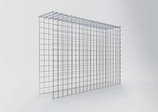 Add-on schanskorf type 4 100 cm x 70 cm x 20 cm (L x H x D), maaswijdte 5 cm x 5 cm, spiraalvormig