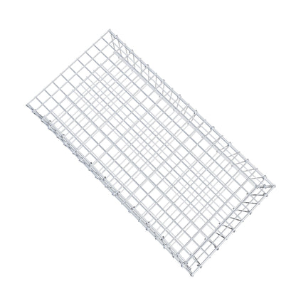 Fourche rapportée type 2 100 cm x 20 cm x 50 cm, mailles 5 cm x 10 cm, anneau en C